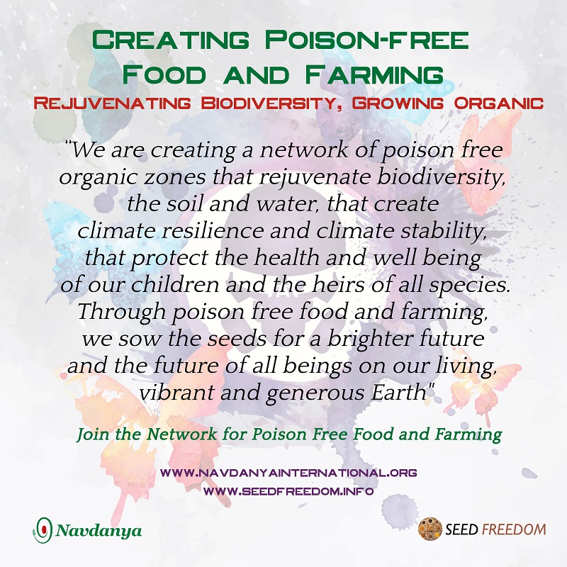 PLEDGE FOR POISON FREE FOOD AND FARMING