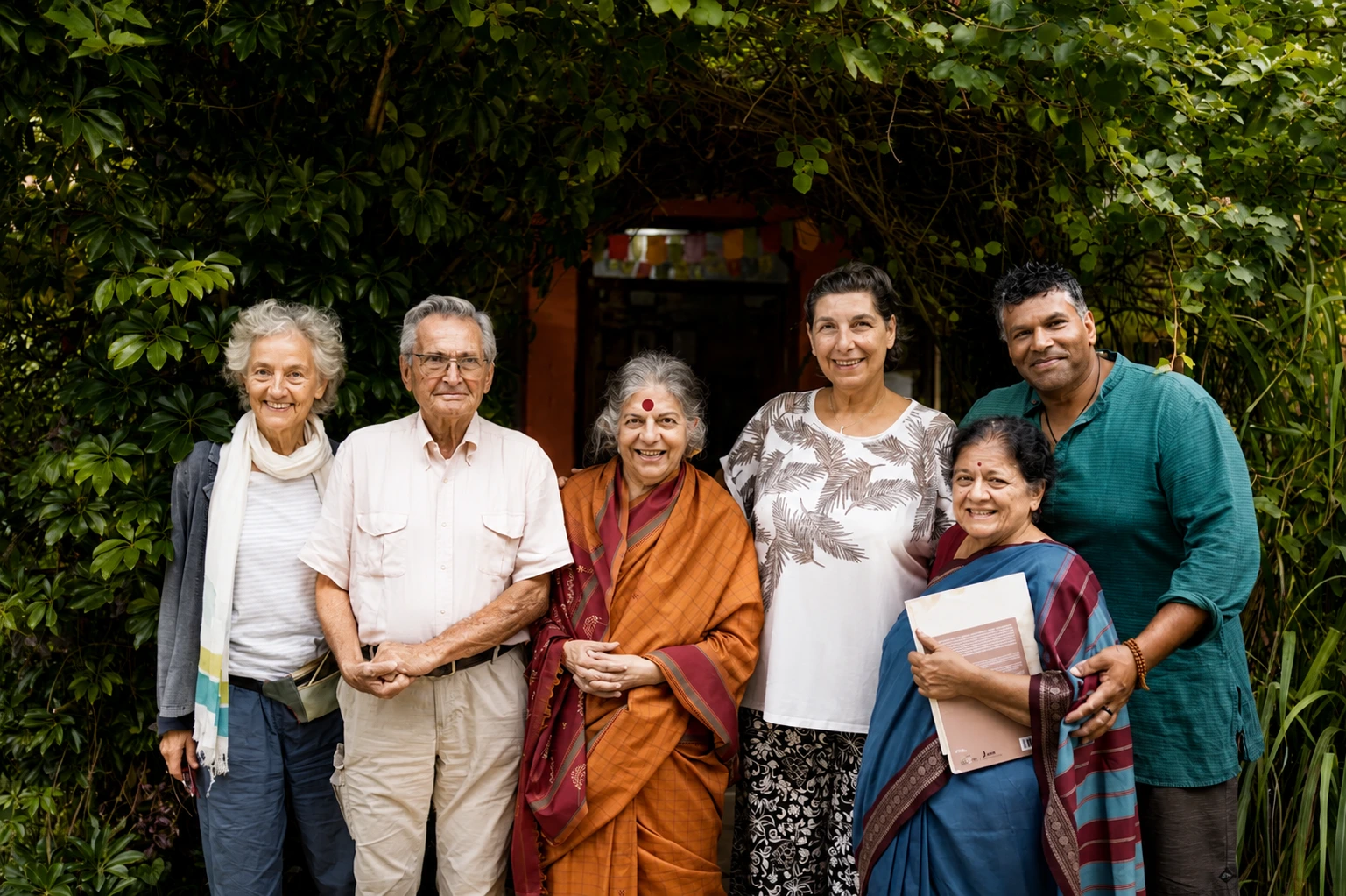 Faculty and organisers of the Navdanya A to Z programme