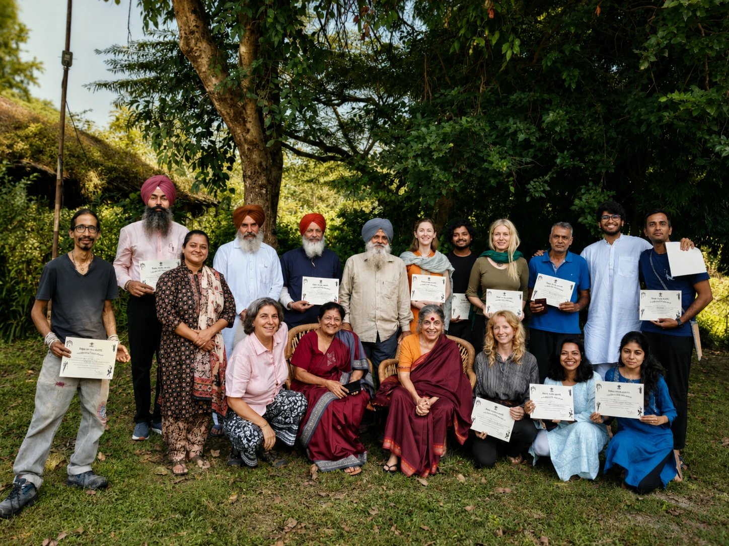 Certificate ceremony on closing day